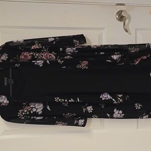 Enfocus Studio Black Floral Dress